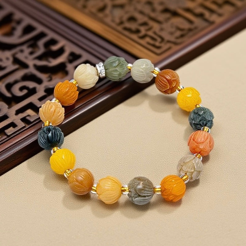 Color Bodhi Lotus Guardian Bracelet