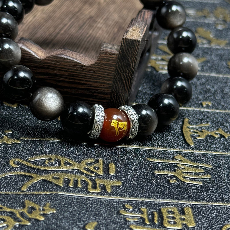 Men's Zodiac Crystal Bracelet