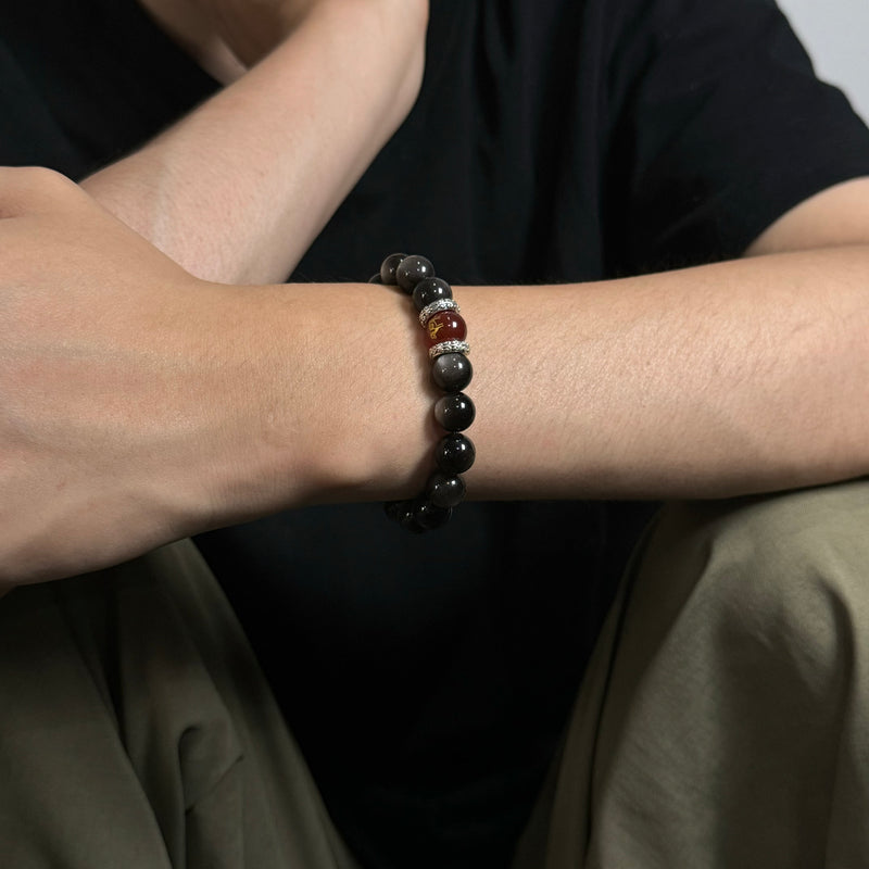 Men's Zodiac Crystal Bracelet