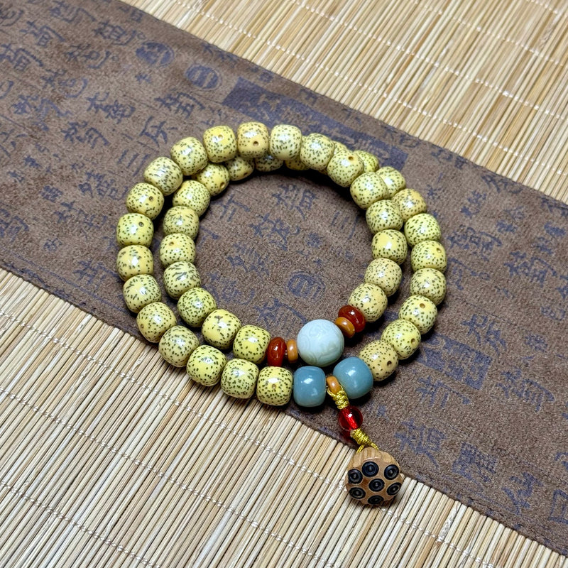 Double Bodhi Lotus Guardian Bracelet