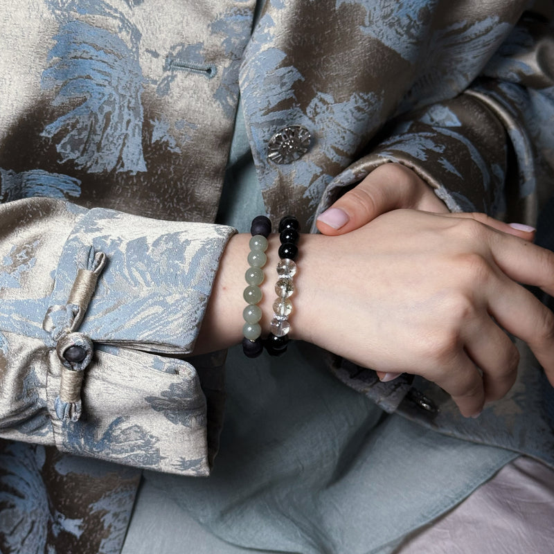 Natural Incense and Jade Bracelet