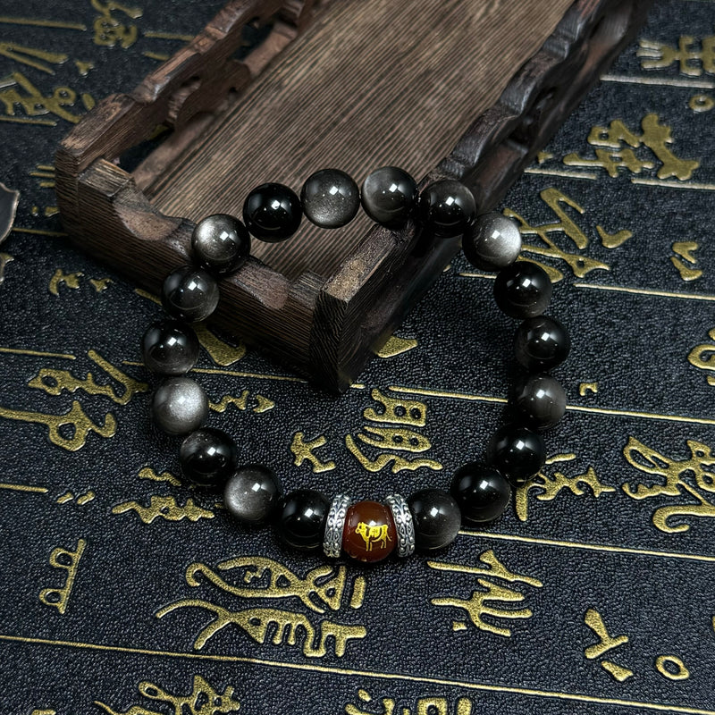 Men's Zodiac Crystal Bracelet