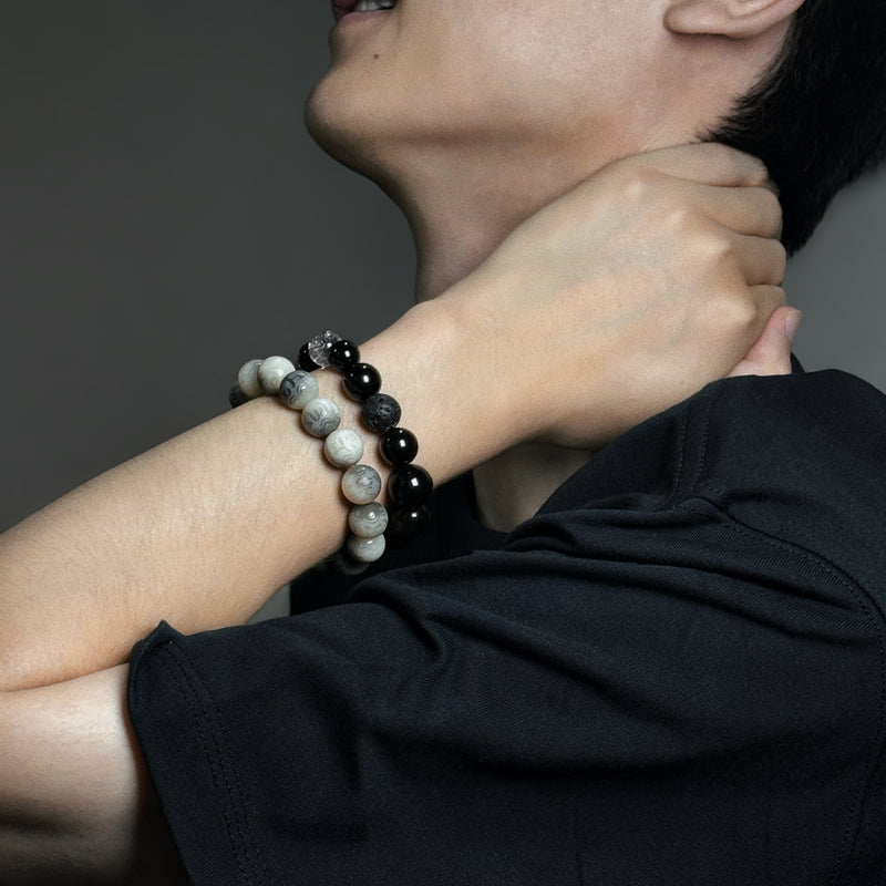 Natural Bodhi Six Character Mantra Bracelet