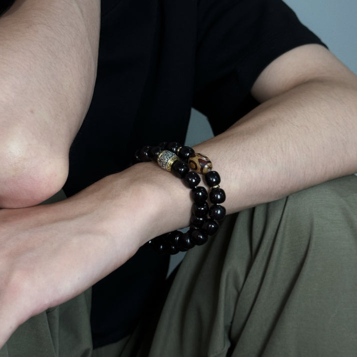 Double Bodhi Auspicious Cloud Bracelet