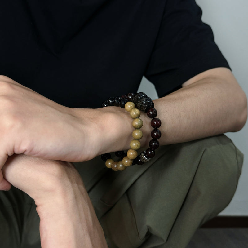 Black Agate Sandalwood Crystal