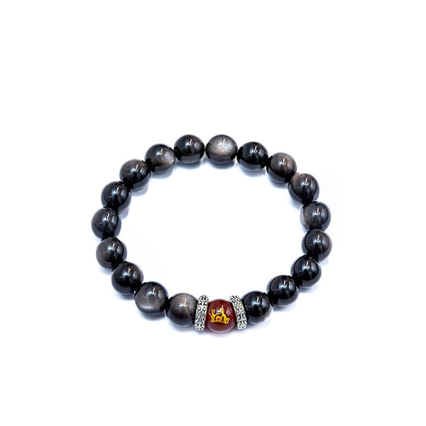 Men's Zodiac Crystal Bracelet