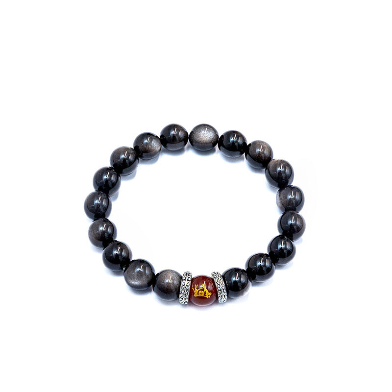 Men's Zodiac Crystal Bracelet