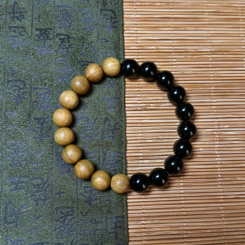 Black Agate Sandalwood Crystal