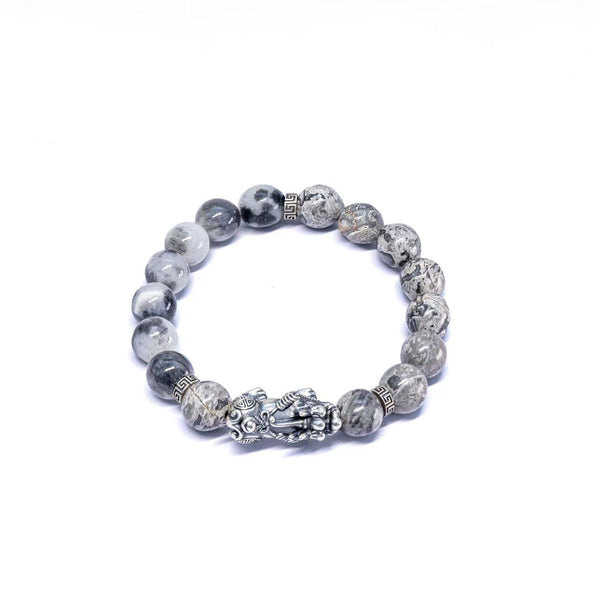 White Turquoise Pixiu Bracelet