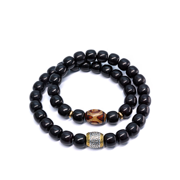 Double Bodhi Auspicious Cloud Bracelet